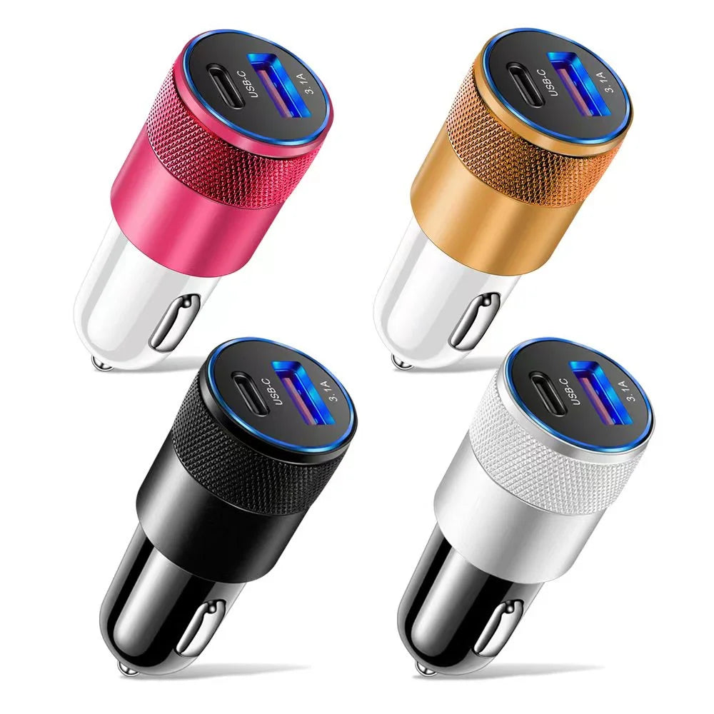 USB Car Fast Charging Phone Adapter