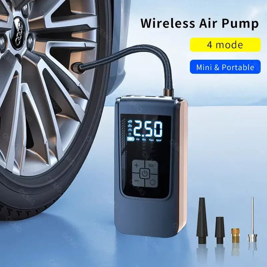 Portable Car Air Pump with LCD Digital Display