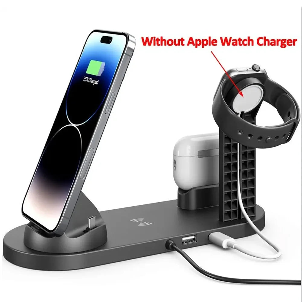 6-in-1 Wireless Charging Dock Station