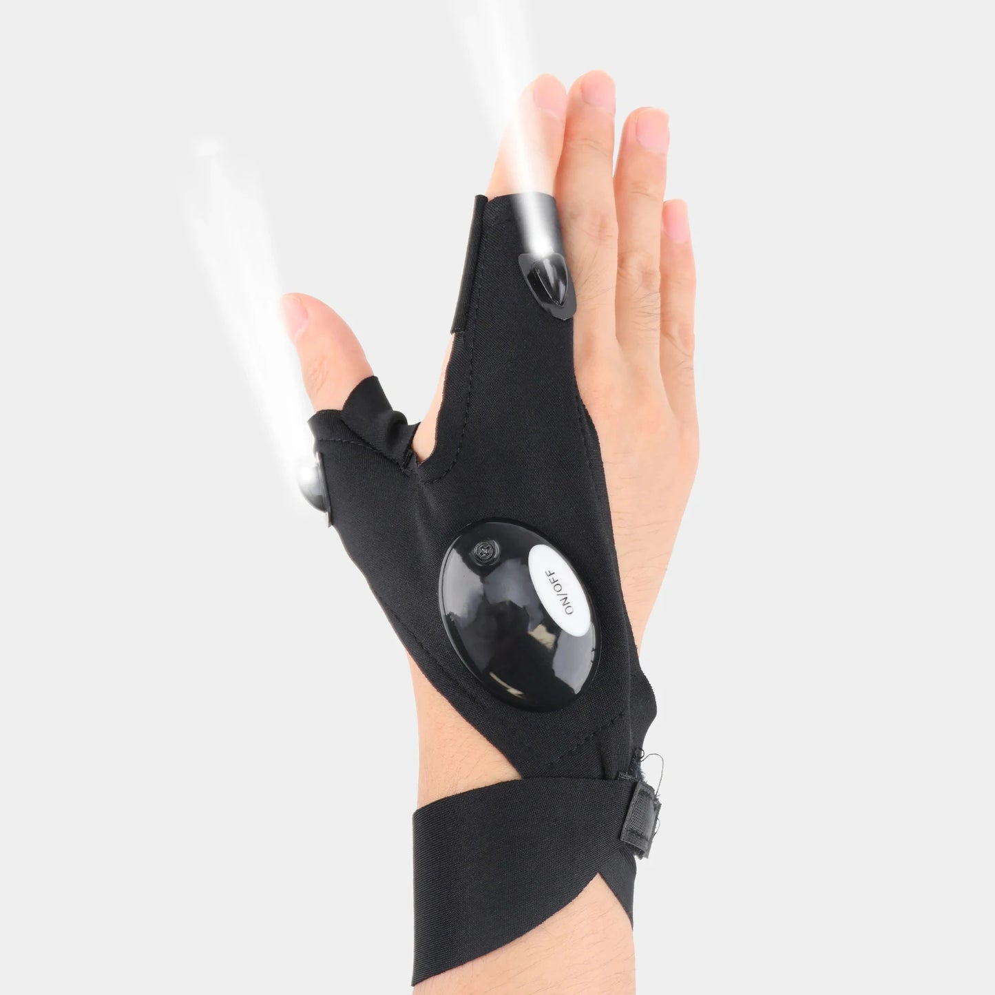 Outdoor LED Half Finger Glove