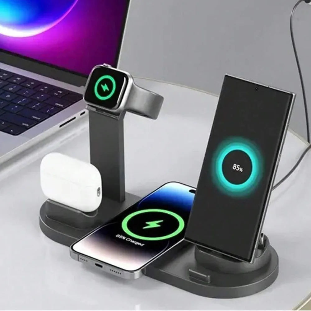 6-in-1 Wireless Charging Dock Station