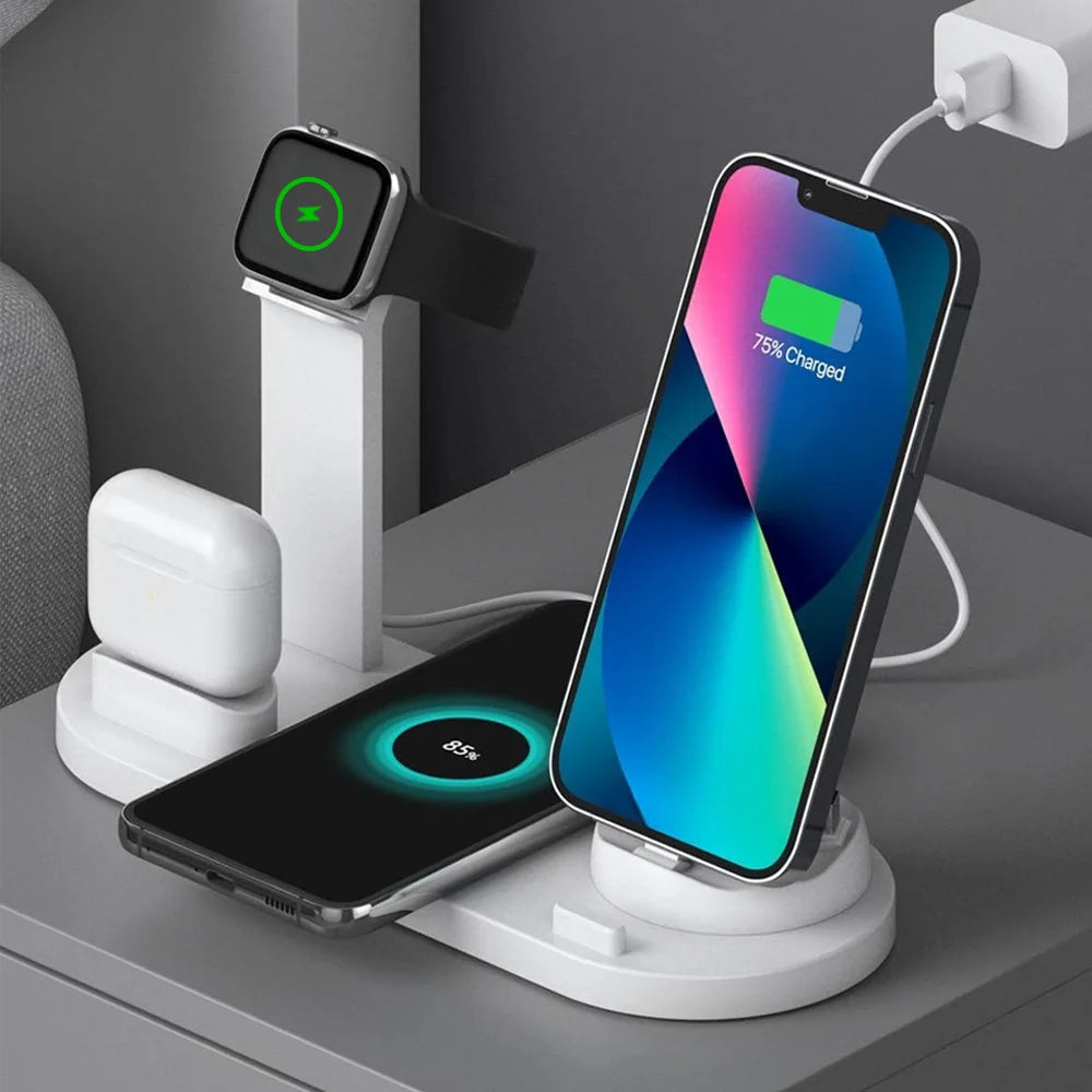 6-in-1 Wireless Charging Dock Station