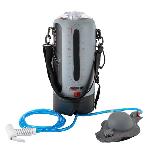 Portable Pressure Camp Shower with Storage Bag