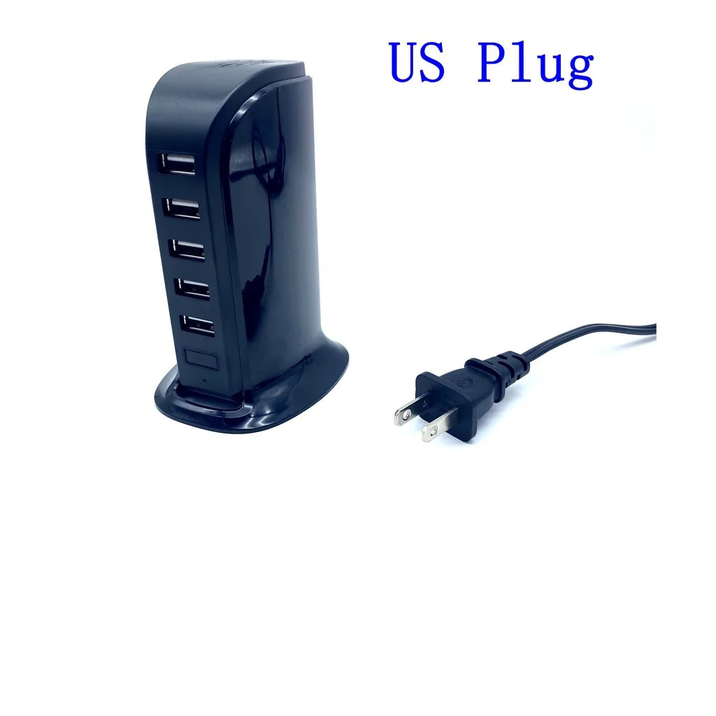 5-Port USB Charging Station