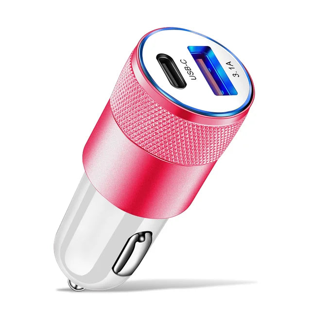 USB Car Fast Charging Phone Adapter