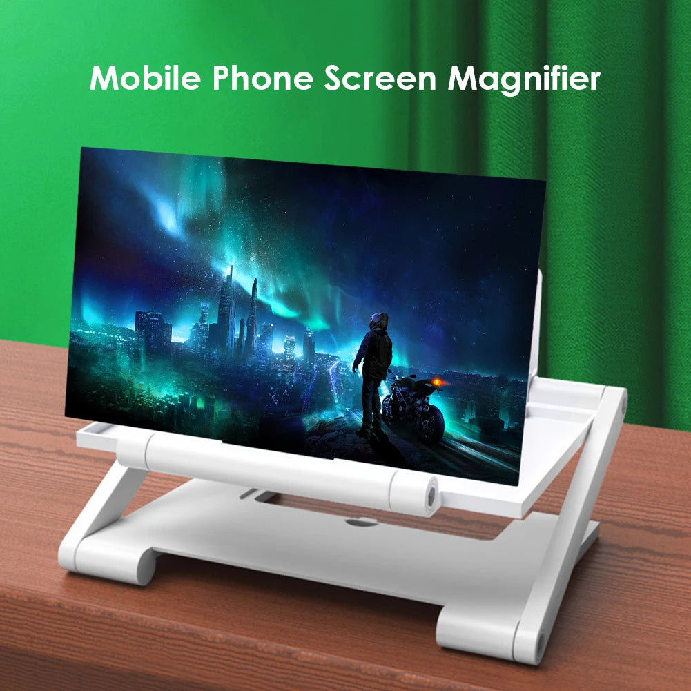 HD Phone Screen Video Magnifier with Foldable Holder