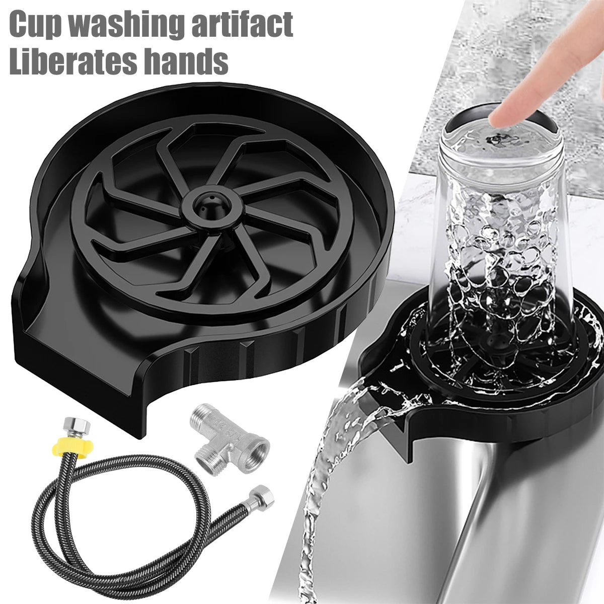 Automatic Faucet Glass Cup Washer