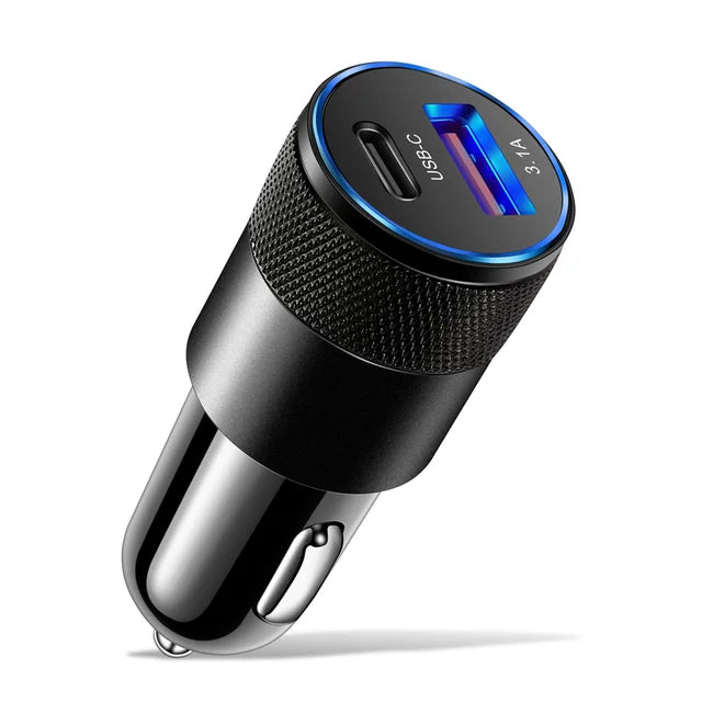 USB Car Fast Charging Phone Adapter