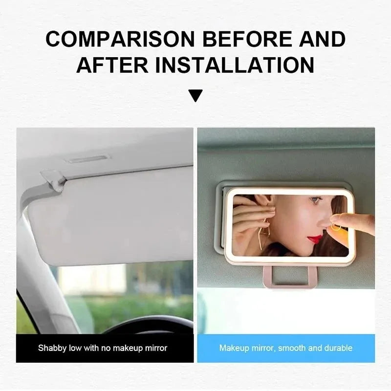 Mini Car Interior Makeup Mirror