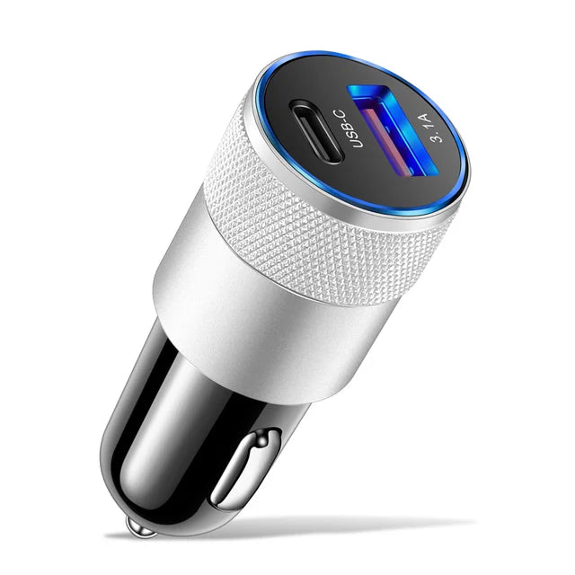 USB Car Fast Charging Phone Adapter