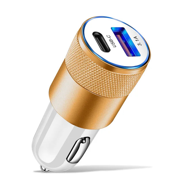 USB Car Fast Charging Phone Adapter