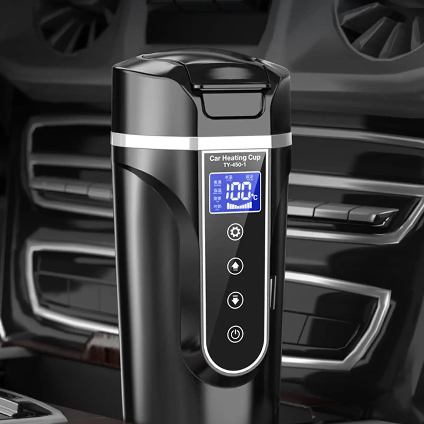 Intelligent Digital Display Car Travel Cup